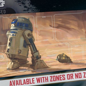 Tcg Star Wars Spielmatte: Unlimited kompatibel - Das Gesicht retten - 600 x 350 mm - Trading Card Game Pad, Spieler Matte