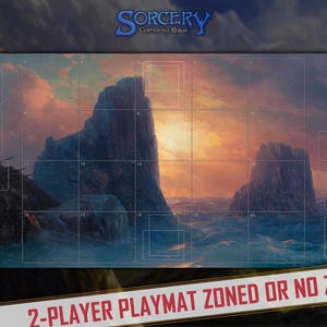 Schiffbruch | Spielmatte für 2 Spieler - 100 x 50 cm | Hexerei: Umkämpftes Reich, Mousepad