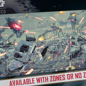 Tapis de jeu JCC Star Wars : Illimité - Zero Hour - 24 x 14 po. (600 x 350 mm) - Manette de jeu de cartes à collectionner, tapis de jeu