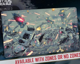 スター・ウォーズ アンリミテッド TCG プレイマット: ゼロアワー、24インチ x 14インチ