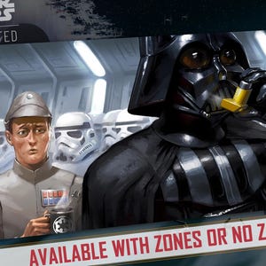 Playmat TCG Star Wars: Unlimited Compatible - Vader needs his asthma inhaler - 24&quot; x 14&quot; inches (600 x 350mm, 3mm thick) - Desktop Mousepad