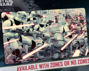 Rebel Scum TCG Playmat: Star Wars Unlimited | Stitched Edges Extra Thick 24×14 in