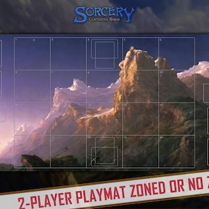 Prometheus Bound | Sorcery TCG Playmat for 2-player - 39&quot; x 20&quot; inches (100 x 50 cm) | Sorcery: Contested Realm, Mousepad, desktop mat