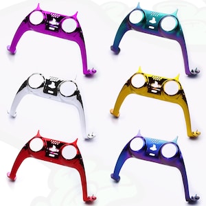 Chrome Chameleon PS5 Controller Trim for Sony PlayStation 5 - Replacement Custom Faceplate