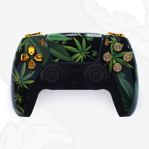 Aangepaste PS5-controller Narco Weed Cartel-gamepad Sony PlayStation 5 Wireless DualSense