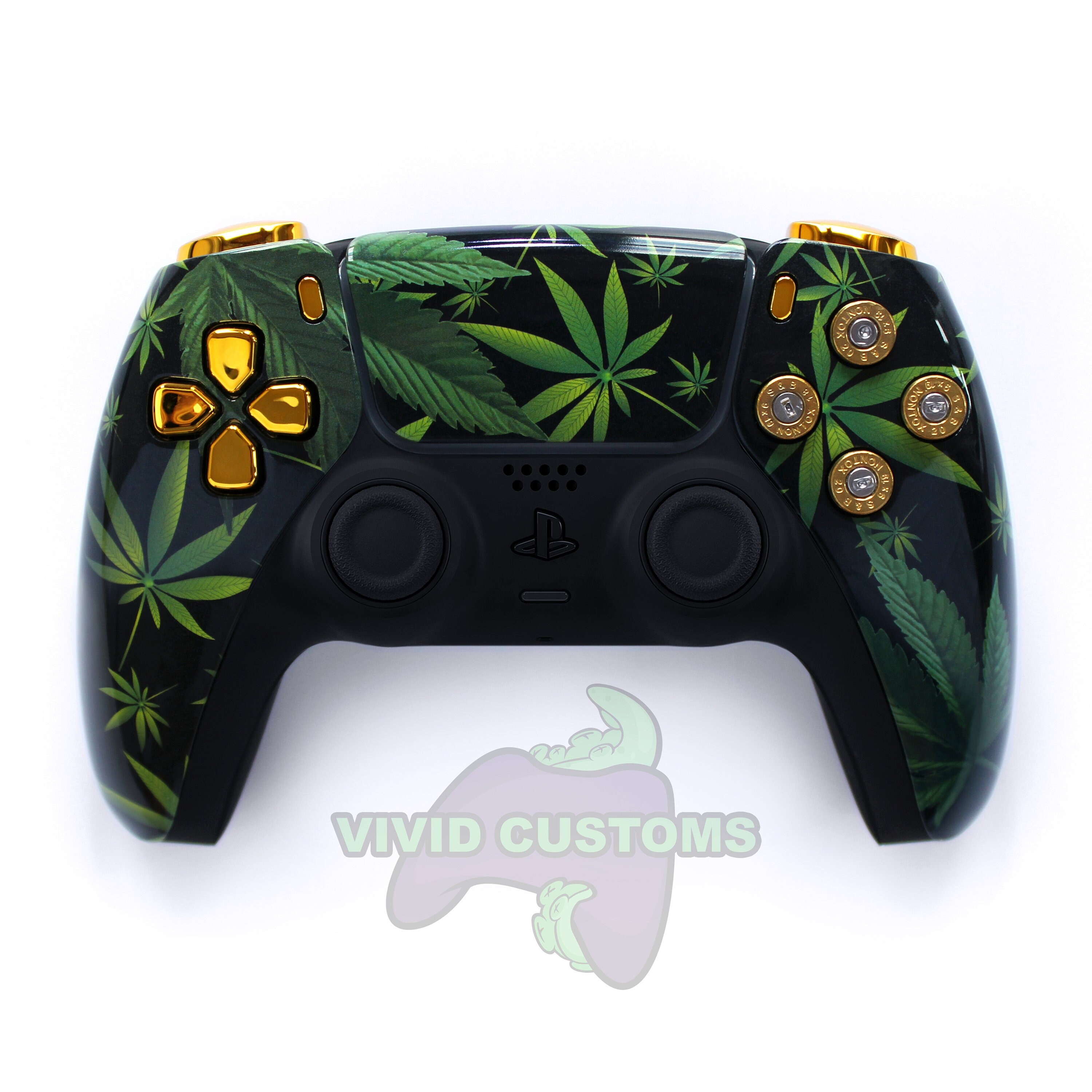 Custom PS5 Controller Narco Weed Cartel Gamepad Sony 