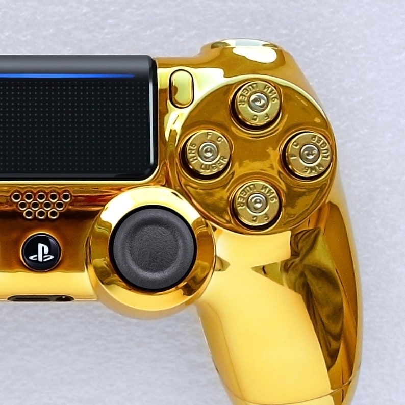Custom PS4 Controller Gold Bullet Mod Sony PlayStation 4 Pro | Etsy