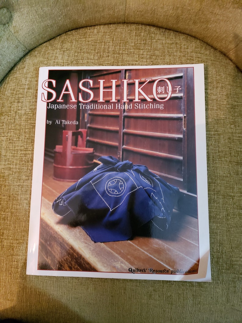 Sashiko Japanese Traditional Hand Stitching book of patterns and instructions