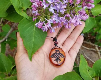 Amethyst Necklace Protection Talisman Boho Jewelry Christmas Gift Gifts for Her Carved Avocado Stone with Amethyst Stone Gift Idea