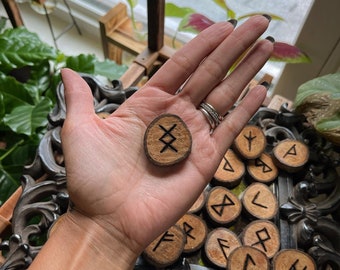 Futhark Runes, Runes, Maple Runes, Viking, Gift Idea, Birthday Gift, Christmas Gift, Pagan Runes, Maple Tree Runes, Elder Runes, Runas