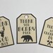 Lumberjack Favor Tags, Goodybag Tags, Thank You Tags, Woodland Tags, Outdoors Tags,Camping Thank You Tags