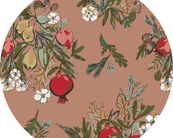 Quilting Cotton: Art Gallery Fabrics, Spruce, Nature's Gift, 1/2 yard