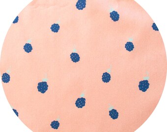 Organic Quilting Cotton: Birch Fabrics, Homestead, Blackberries, 1/2 yard