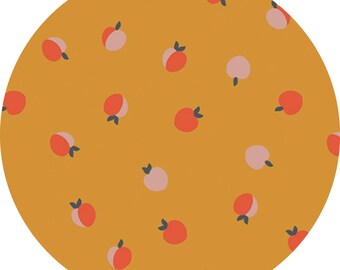 Quilting Cotton: Art Gallery Fabrics, Cinnamon Toast, Peach Cobbler, 1/2 yard, by Dana Willard
