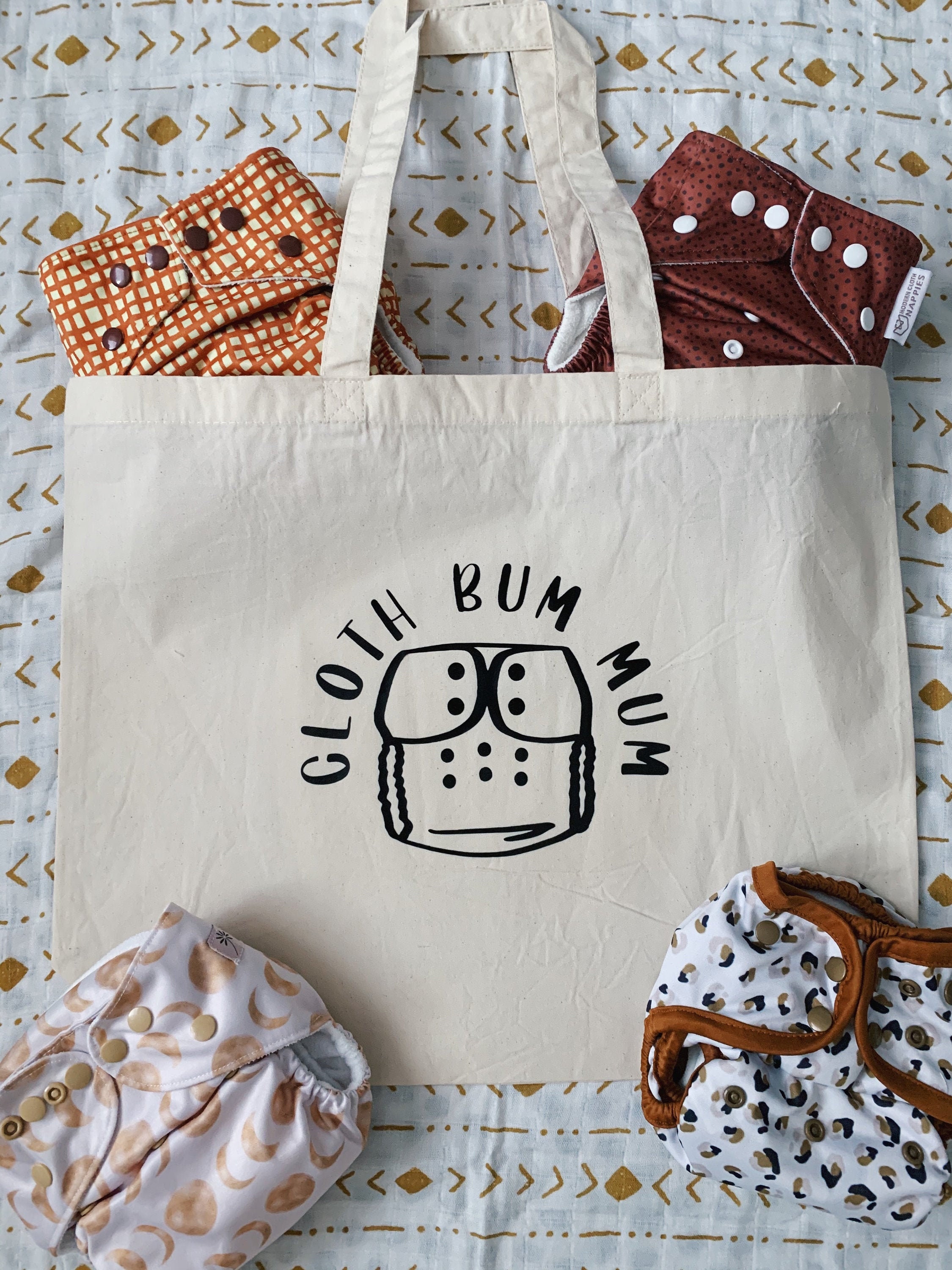 Cloth Bum Mum Tote Bag - Etsy