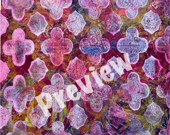 Digitaler Gelli Print #4