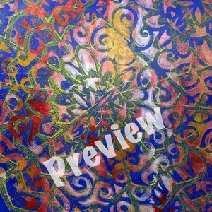 Digital Gelli Print #11