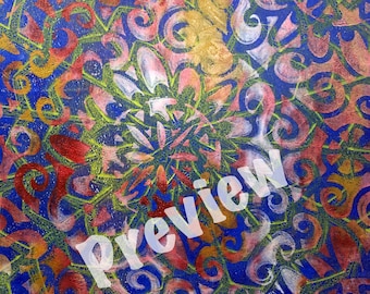 Digitaler Gelli Print #11