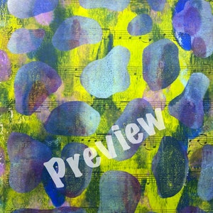 Digital Gelli Print #5