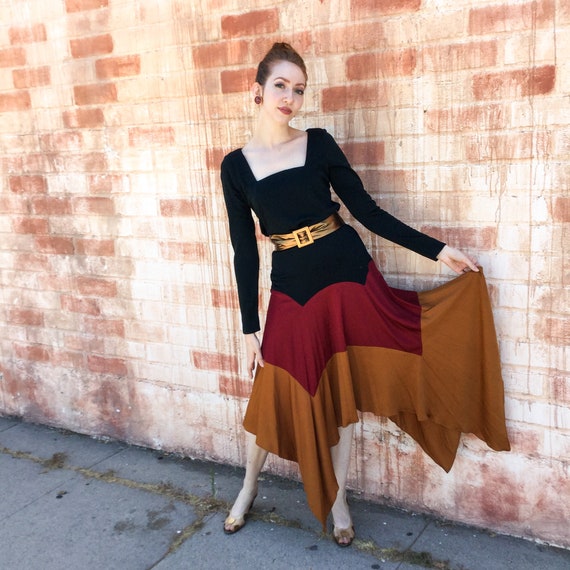1970’s Corky Craig Knit Skirt and Top Set
