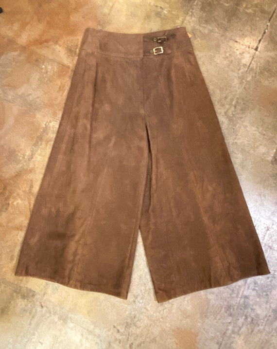 1970’s Brown Suede Culottes or Gauchos