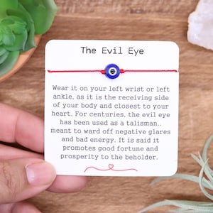 El mal de ojo, 52 colores de cordón para elegir, diferentes grosores y cierres de cordón, pulsera delicada o pulsera de protección para el tobillo, Mal de ojo
