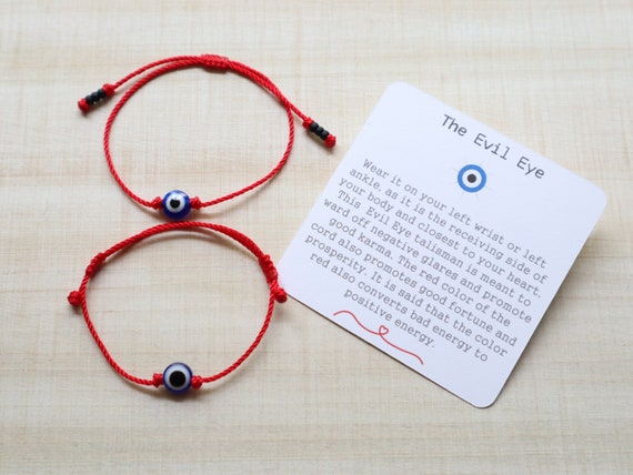 Red Bracelet Protection from the Evil Eye Good Luck Adjustable Thick NEW  Model