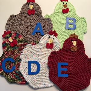 2 Chicken Potholders