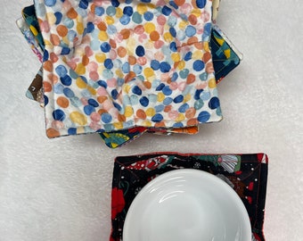 Microwave bowl cozy’s handmade