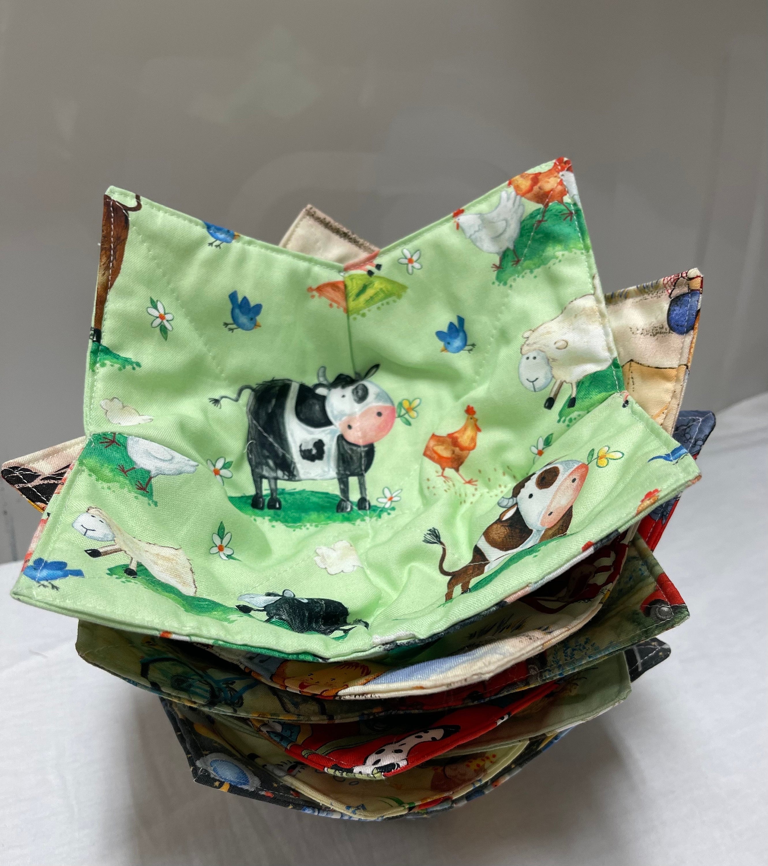 Microwave bowl cozy’s handmade