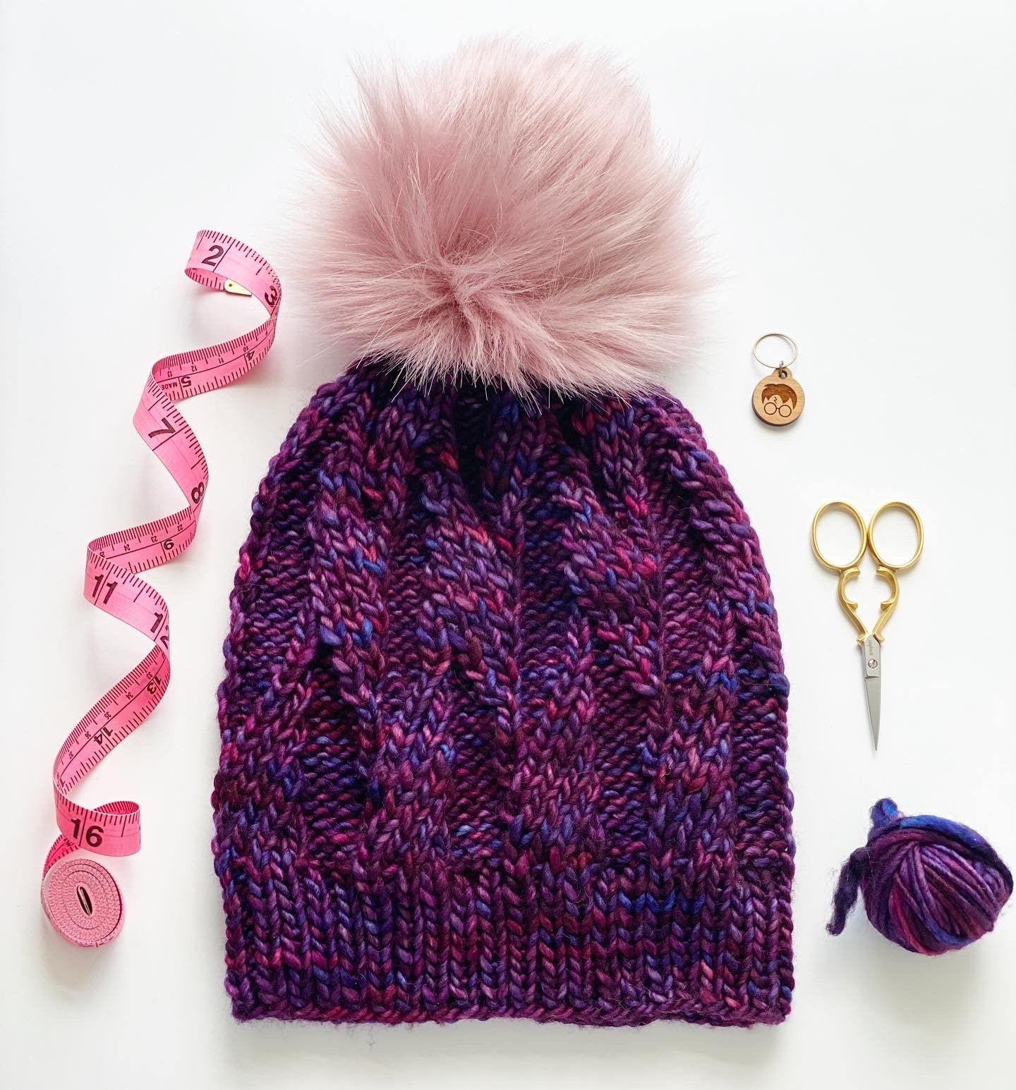Luxury Knit Hat fax Beanie Medium 
