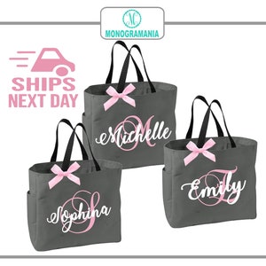 Bridesmaid Tote Bags, Maid of Honor Tote, Personalized Bridesmaid Bags, Bridal Party Bridesmaid Gifts