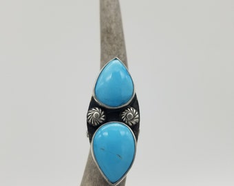 Blue Bird Mine, Arizona Statement Ring, size 7 1/2, R067