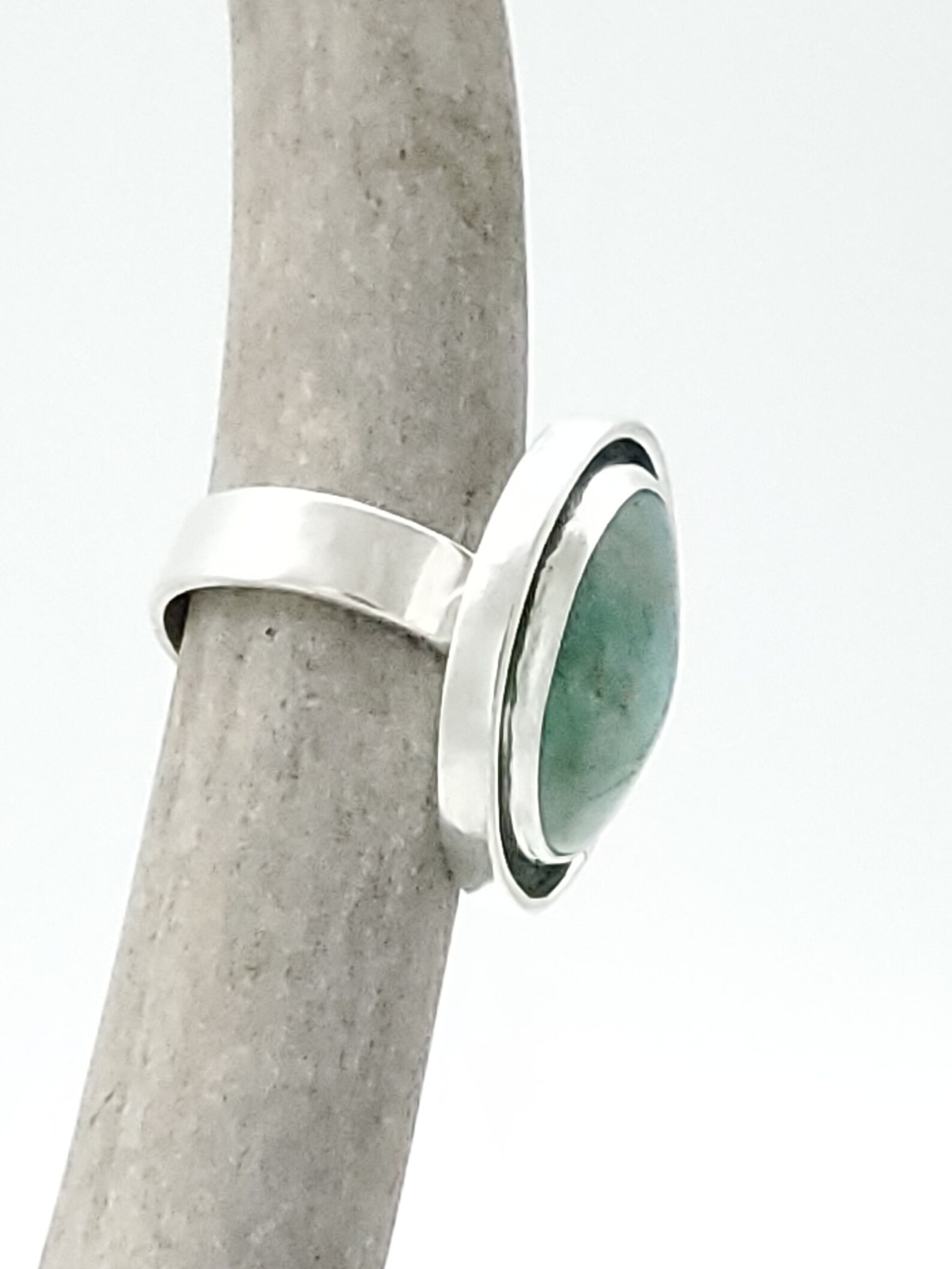 Turquoise Mountain Shadow Box Ring, Size 9, R094 - Etsy
