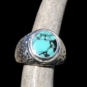 Hubei Men&#39;s Turquoise Ring, Size 9 1/2, R273