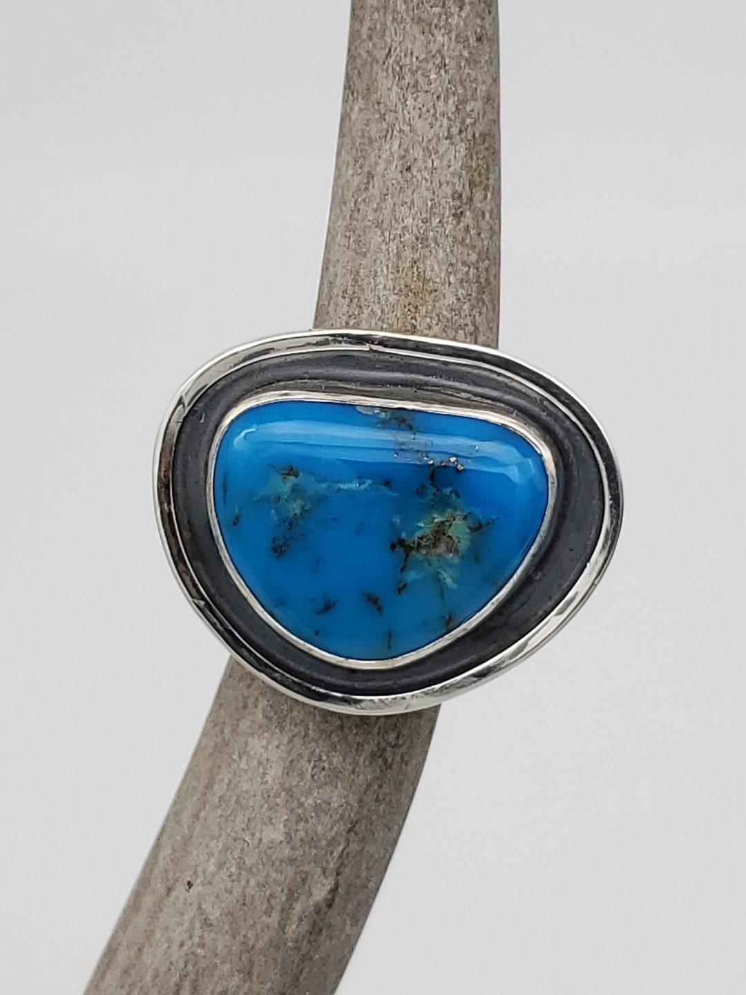 Morenci Mine, Arizona Turquoise Ring, Size 7 1/2, R120 - Etsy