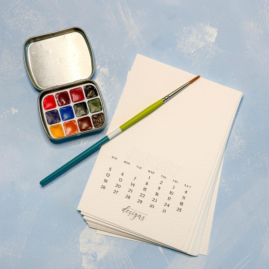 Watercolor Your Own 2025 Calendar Set Paintable Calendar With Mini Il 1080xN.6446591514 2r05