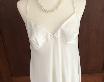 Vintage Large Victoria's Secret Chemise, Babydoll, Sheer, Ivory...