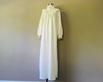long fleece nightgown