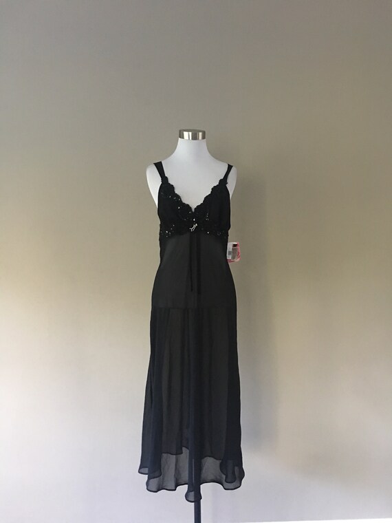 Nightgown Sheer Medium Lucie Ann with tags..