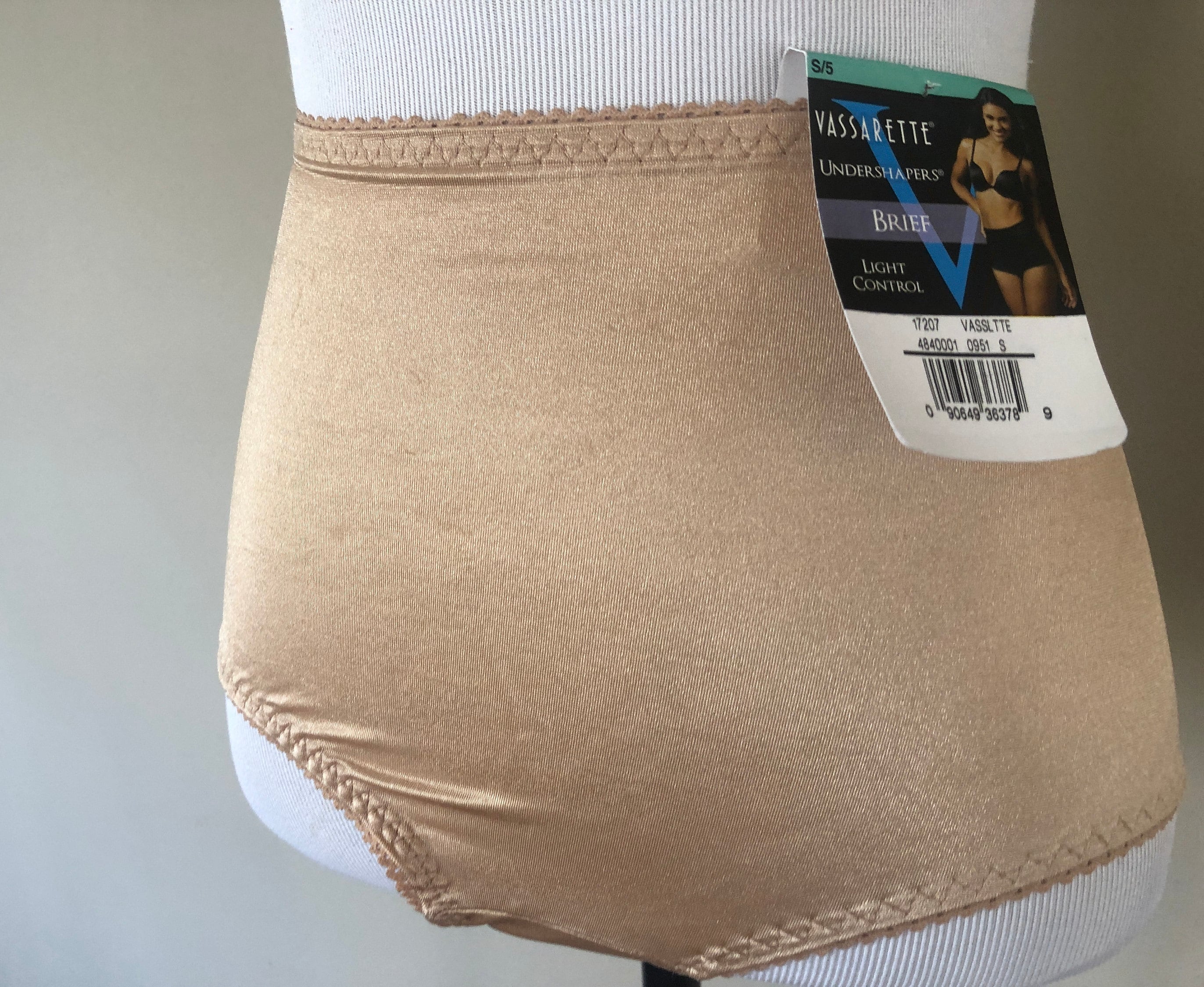 Panty Girdle Small Vassarette Nude Nylon Spandex Blend Vintage Lingerie 