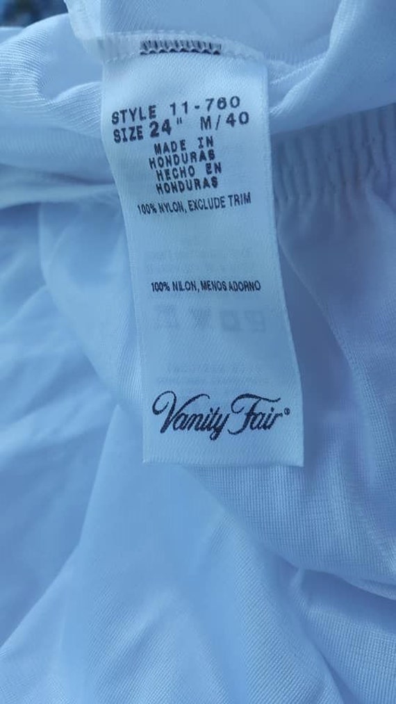 Half Slip Medium Vanity Fair 24 Inches Long Skirt… - image 10