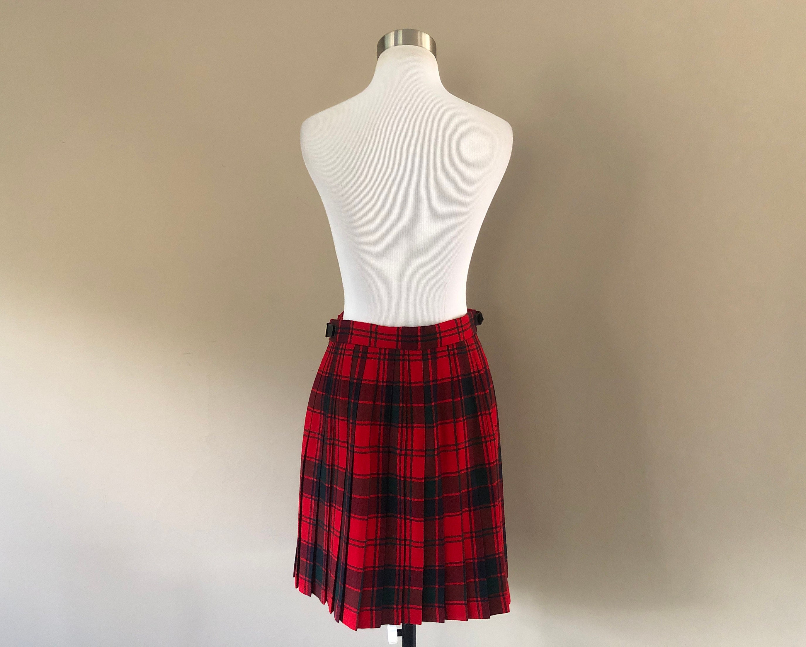 Skirt Scottish Kilt Size 10 James Pringle Weavers Red Stewart | Etsy