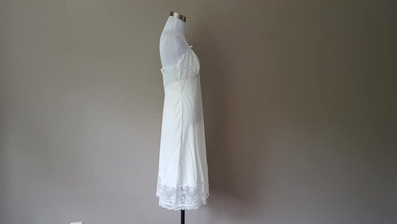 Full Slip Small A34  Van Raalte  White  Hand Deta… - image 8