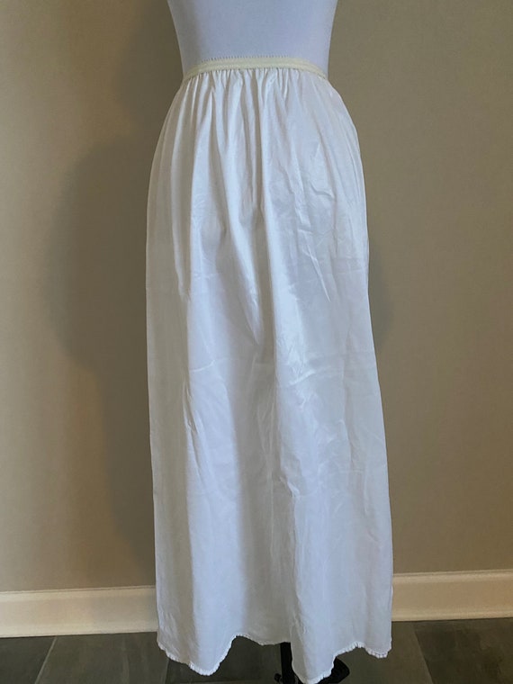 36" Long Medium Komar Formal White Half Slip... Gem