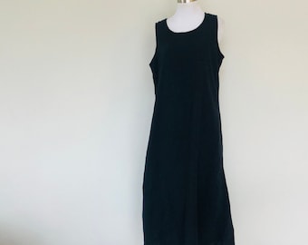 XL Black Full Slip Dress Undergarment Vintage Lingerie