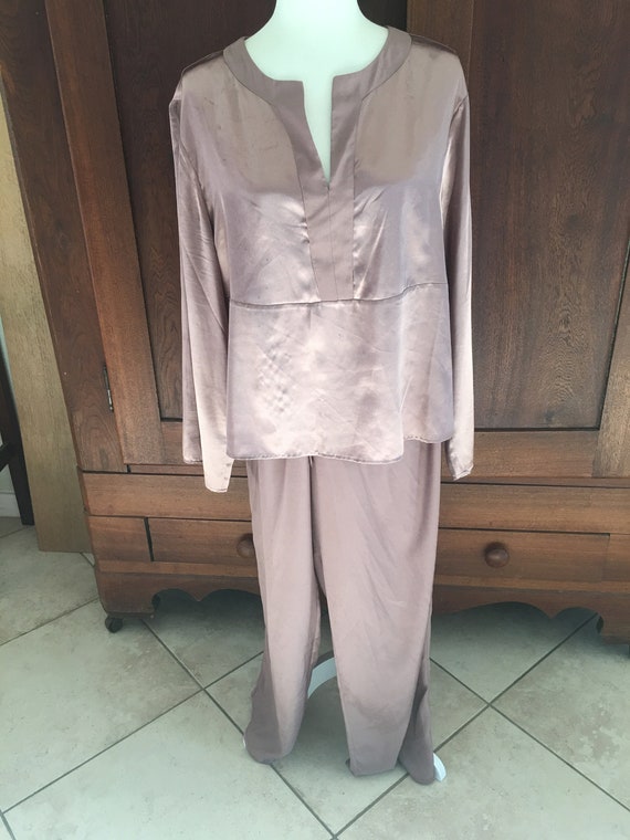 Large Copper Pajamas Satin...
