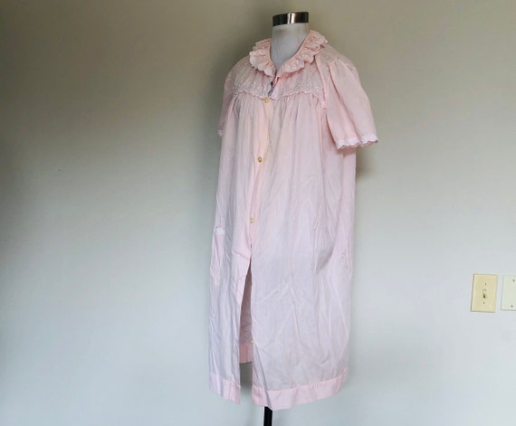 Robe Medium Average Pink Cotton Poly Blend Short … - image 7