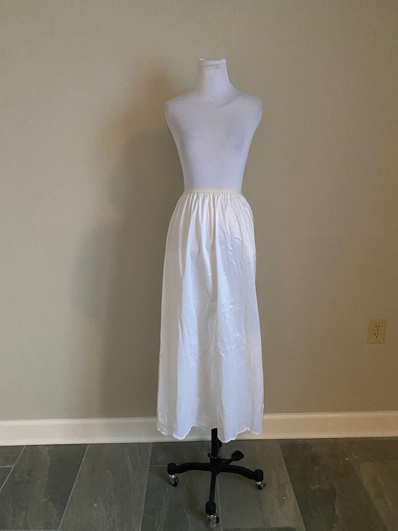 36" Long Medium Komar Formal White Half Slip... - image 1