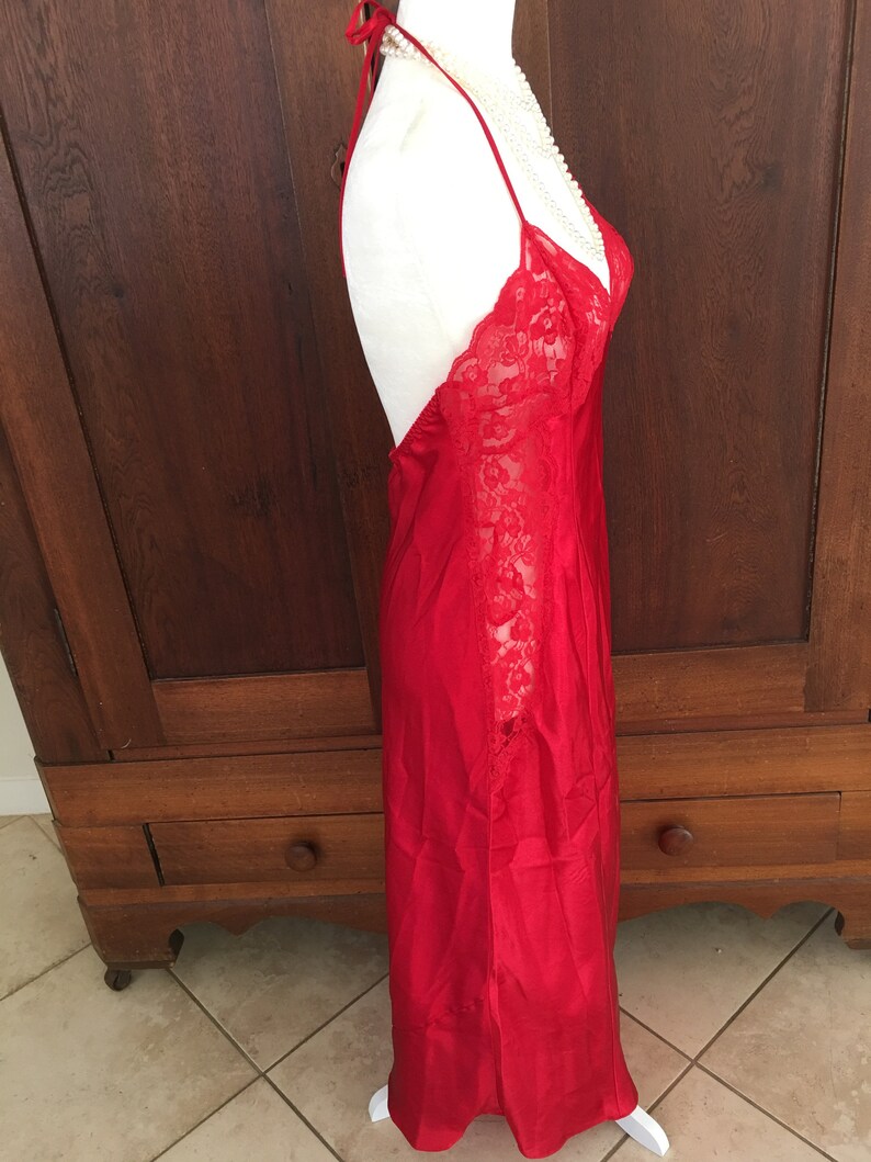Medium Frederick/'s of Hollywood Nightgown Red
